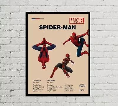 Spiderman - Marvel/MCU - Avengers - Superhero Wall Digital Art Poster • $6.41