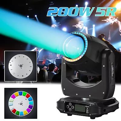 200W Moving Head LED Light RGBW Gobo Beam Stage 8Prism DJ Lights Disco Bar Show • $259.99