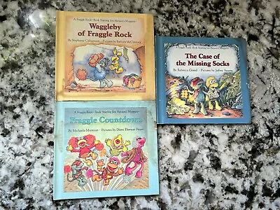 Vintage FRAGGLE ROCK Weekly Reader Book Lot (3) Jim Henson Muppets (1985) HC  • $15.19