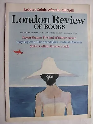 LONDON REVIEW OF BOOKS August 2010 Graham Greene French Cuisine Macondo Blowout • £8.50