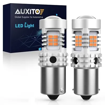 AUXITO 1156  Amber LED Turn Signal Brake Tail Light Bulb For VW Golf 1999-2014 • $19.94