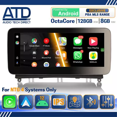 Android Auto Radio For Mercedes C Class W204 S204 SatNav NTG 4.0 Command • £429.99