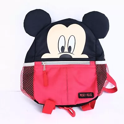 DISNEY Baby Mickey Mouse Harness Backpack  W/Adjustable Straps & Zipper Closure • $15