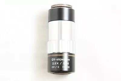 Excellent++ Mitutoyo QV 2.5x 0.14 F=100 WD 13mm Microscope Objective #4494 • $635