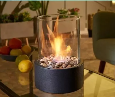 Indoor/Outdoor Portable Tabletop Fire Pit Clean-Burning Bio Ethanol Ventless M89 • $30