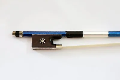 Blue Carbon Fiber Violin Bow 4/4 Ebony Frog • $49.99