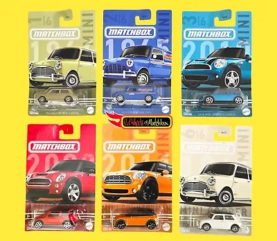 Matchbox MINI COOPER S MINI VAN MINI COUNTRYMAN US EXCLUSIVE SET OF 6 2024 • £31