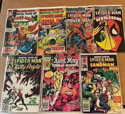 Marvel Team-Up Lot Of 7 Featuring SpiderMan 38 54 75 129 135 137 138 • $17.99