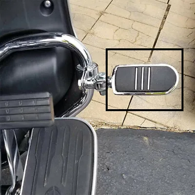 Motorcycle Passenger Foot Pegs Footrest For Harley Honda Yamaha Suzuki Kawasaki • $26.27