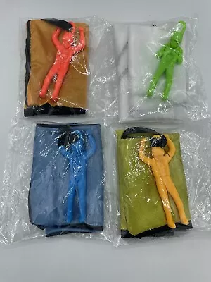 Hand Throwing Kids Mini Play Parachute Toy Man Model Outdoor Sports Lot Of 4 • $5.99