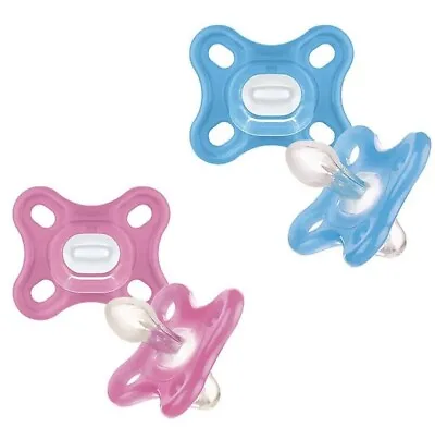 Mam Comfort Soother Small Teat - 2 Pack Premature NewBorn Baby Dummy • £11.30