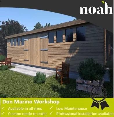 16x12 'Don Marino' Heavy Duty Wooden Garden Shed/Workshop/Summerhouse • £2260