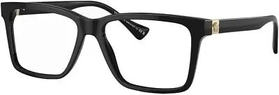 Versace VE 3328 GB1 Black Plastic Rectangle Eyeglasses 54mm • $99.99