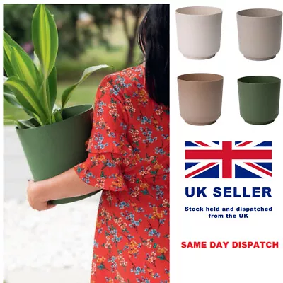 £9.99 • Buy Plant Pot Flower Pot Holders Planter Stands Indoor Outdoor Cover  Satina Eco