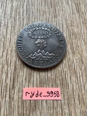 Coin Republic Of Chile One Peso 1817 • $38