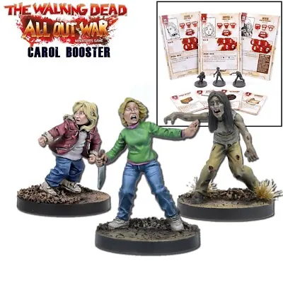 The Walking Dead: All Out War Carol Booster - TWD Mantic Zombies OOP 28mm THG • $34.99