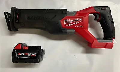 Milwaukee 2821-20 Fuel M18 Volt  Sawzall Reciprocating Saw W Battery New • $190
