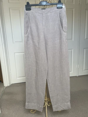 £34.99 • Buy Oska 1 Mocha Linen Trousers 