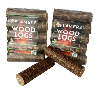 Eco Wood Logs 2 Pack Flamers • £15.99