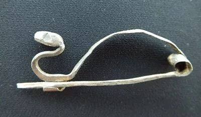 £12 • Buy Silver Roman Brooch Fibula Snake Serpent Zoomorphic Celtiberian Complete