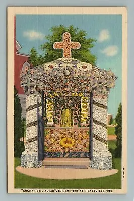  Eucharistic Altar  In Cemetery At Dickeyville Wisconsin Postcard • $1.60