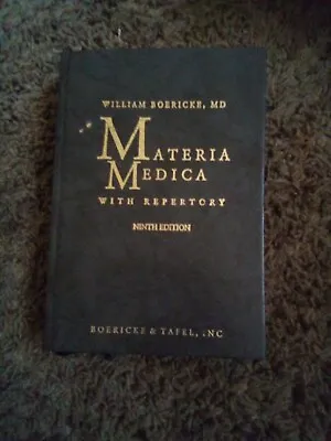 Materia Medica With Repertory By William Boericke Ninth Edition 1927 Hardcover • $25