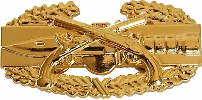 Military Police Combat Action Badge US Army MP CAB Pistols Insignia GOLD Pin • $19.99