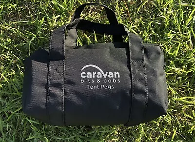 TENT PEG STORAGE BAG - HOLDS UP TO 40 Pegs  • $14.95