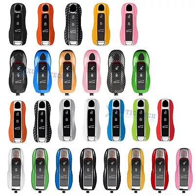 Remote Key Holder Case Cover Accessories For Porsche Cayman Macan Cayenne 911 • $9.99