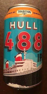 Hull 488 India Pale Ale Beer Can - S.s. United States Tribute - Newport News Va • $7.50