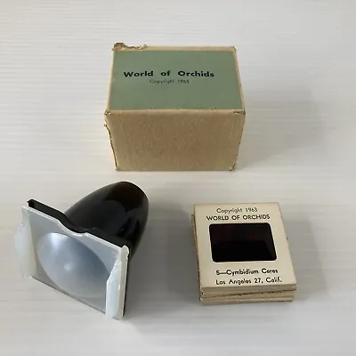 1963 World Of Orchids Conference Los Angeles CA Souvenir Slide And Viewer Set • $39.05