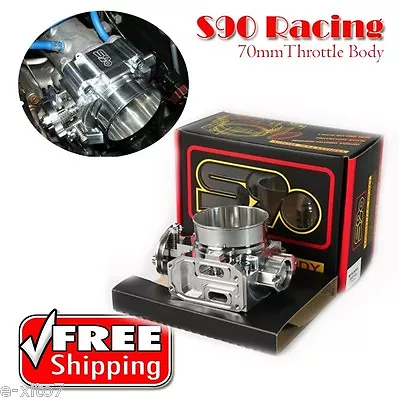 $209.99 • Buy Pro S90 Racing Throttle Body 70mm Mitsubishi 4G91 4G92 Mivec 4G93 4G93T GSR Dohc