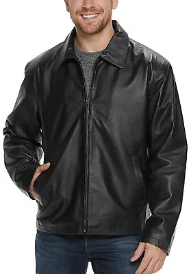 Vintage Leather Mens Victory Leather Jacket XXL Black - NWT $280 • $110