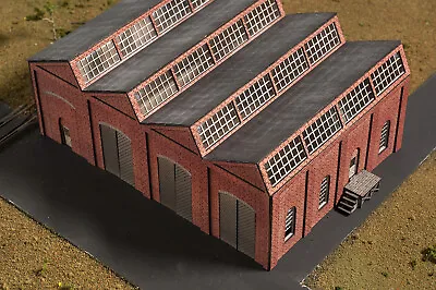 Z Scale Laser Cut  Sawtooth Warehouse Building  KIT • $39.95