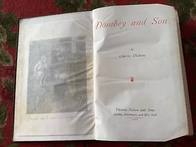 £10.99 • Buy Dombey And Son By Charles Dickens 1900 Thomas Nelson & Sons