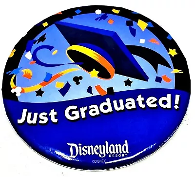 $7.99 • Buy Disneyland Resorts DLR Just Graduated Pin Button Blue Cap 
