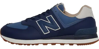 New Balance 574 Vegan Trainers Navy ​Blue Shoes Runners UK Sizes 8 - 11 • £59.99