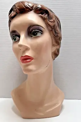 Rare Vintage Mcm Mid-Century Mannequin Head Bust Leadworks Cleveland Ohio 1951 • $249.99