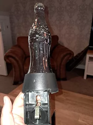 Coca Cola Bar Mounted Metal Bottle Opener Pub Home Memorabilia Silver And Black. • £22