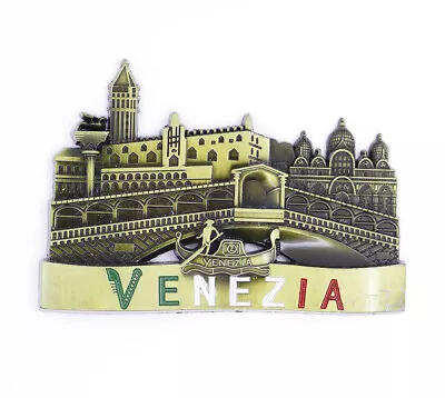 Fridge Magnet Venice Italy 3D Metal Famous Places Souvenir Gift Kitchen • $6.88