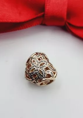 New Genuine Pandora Rose Gold Love & Appreciation Openwork Charm #780003CZ • $79