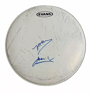 MAROON 5 Signed Autograph DRUMHEAD James Valentine & Mickey Madden COA • $119.99