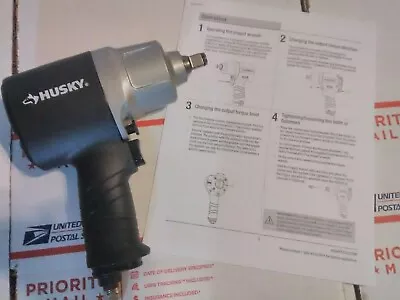 Husky 1/2  Impact Wrench 800 Ft.- Lbs H4480 -1003-097-315 NEW! FREE 1/4 NPT Plug • $99