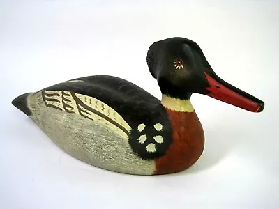 Vtg.1988 Betty Baldwin Red-Breasted Merganser Duck Decoy Very Good Cond.! • $57.36