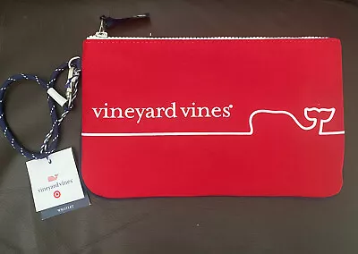 Vineyard Vines X Target Red Wristlet Pouch NWT • $14.99