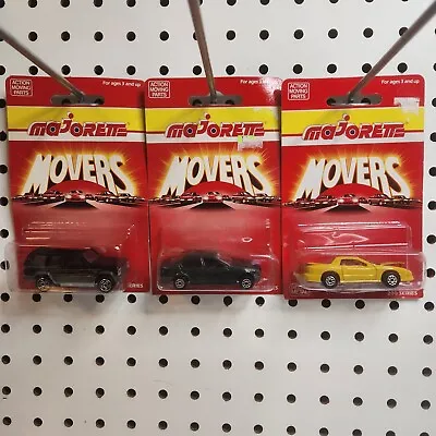 Majorette Movers Series 200 #224 Jeep Cherokee #257 BMW 325 #212 Pontiac TransAm • $13.95