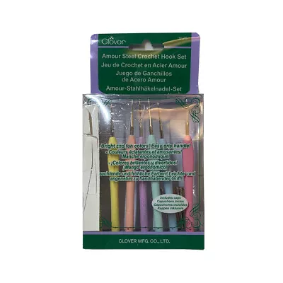 Clover Amour Steel Crochet Hook Set • $38.24