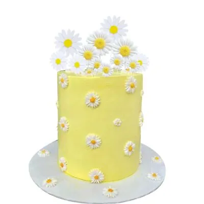Party Arrangement Small Daisy Cake Toppers Cake Card Dessert Plugin Cake Decor • $4.26