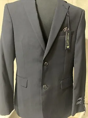 U.S. Polo Assn Navy Blue Blazer Sport Coat 38 Short NWT • $37