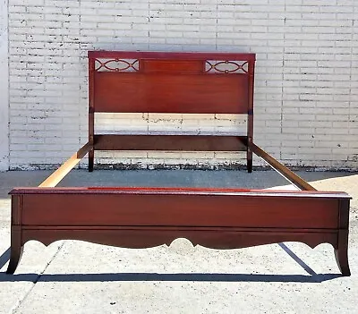 Vintage Duncan Phyfe Style Mahogany Full Size Bed • $799